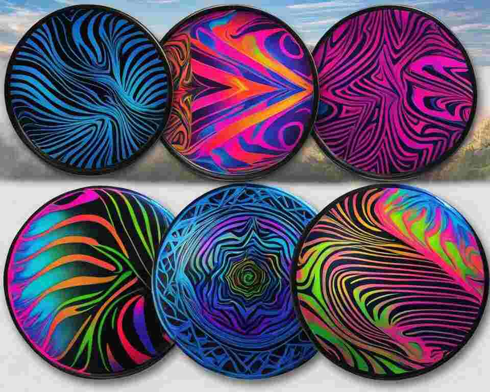 disc dyeing designs