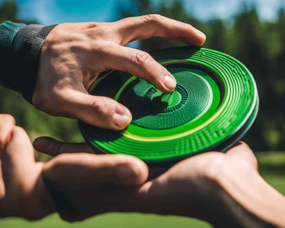 how to hold a disc golf