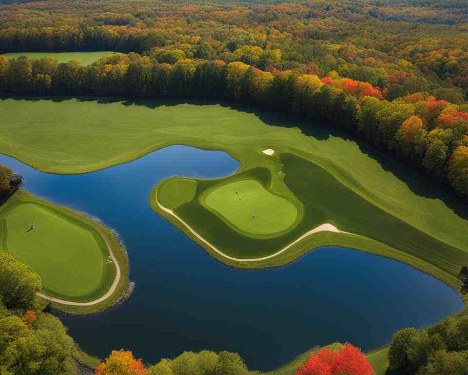 A bird's eye view of three of the most scenic disc golf courses in Connecticut.