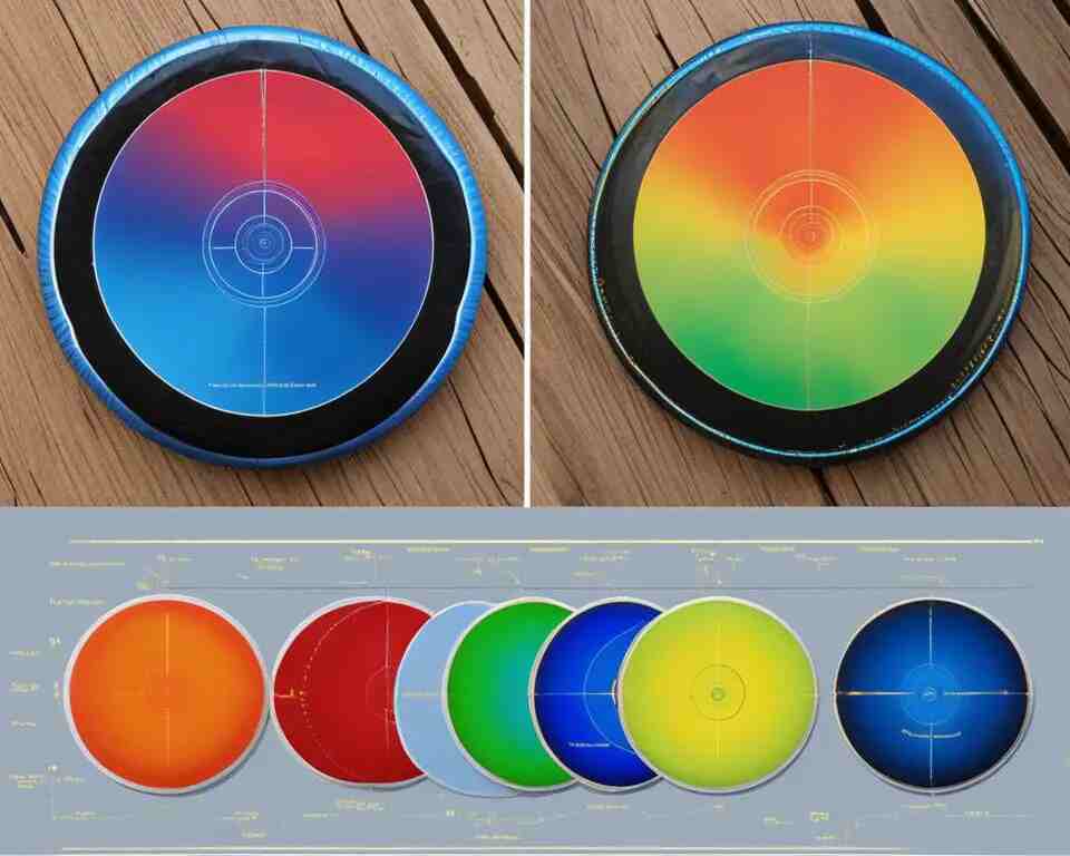 flight characteristics comparison between regular frisbee and disc golf disc.